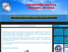 Tablet Screenshot of convencionbautista.cl